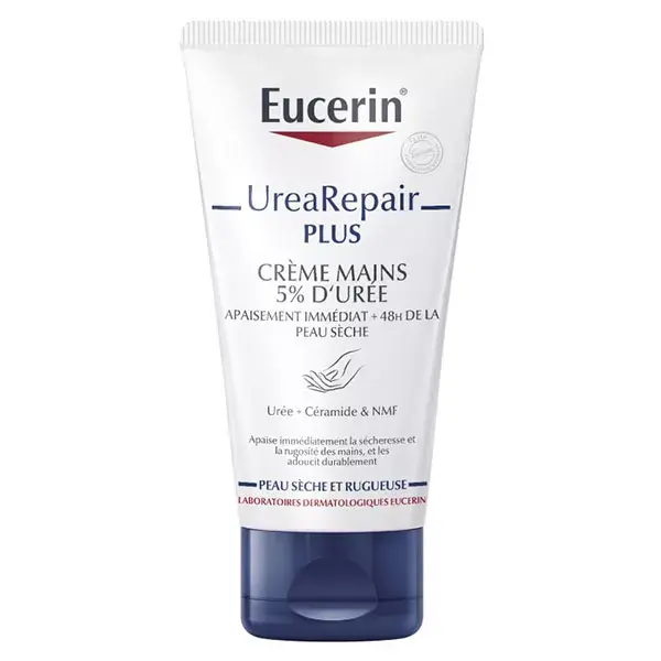 Eucerin UreaRepair Plus Crème Mains 5% d'Urée Peau Sèche 75ml