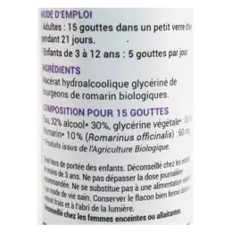 Oemine Macérât Glycériné Romarin Bio 30ml