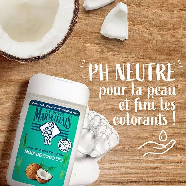 Le Petit Marseillais Douche Crème Hydratante Beurre de Coco 250ml