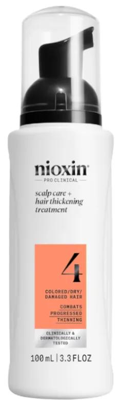 Nioxin 4 Advanced Densifying Treatment for Dyed Hair Weakening 100 ml