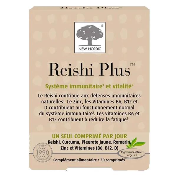 Vitalco New Nordic Reishi Plus système immunitaire et vitalité - 30comprimés