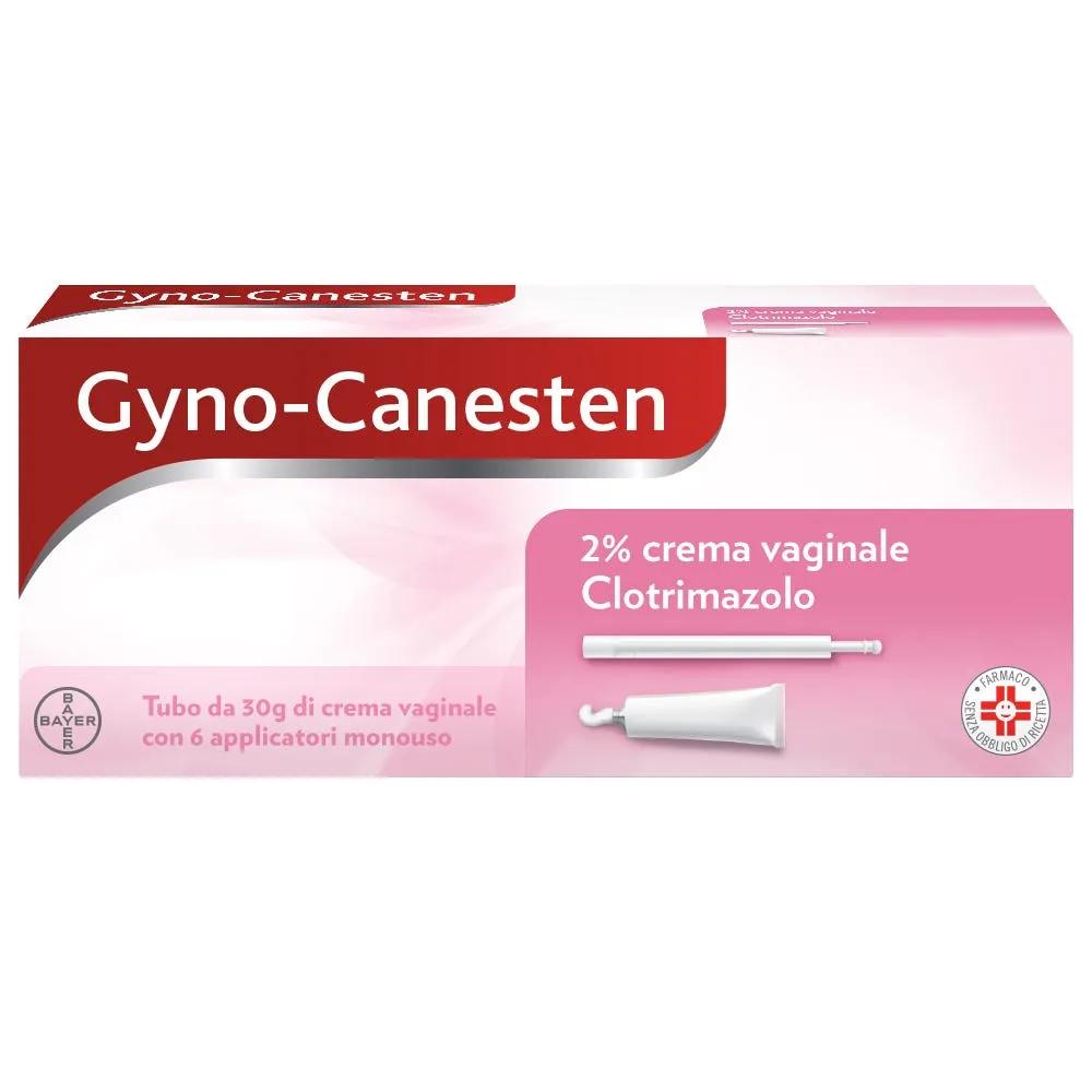 Gyno-Canesten Crema Intima Trattamento Sintomi Candida contro Prurito, Bruciore Intimo e Perdite 30g