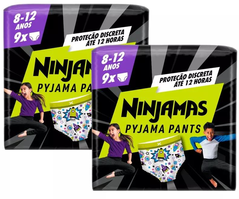 Dodot Windeln Panty Ninjamas Carry Pack Rocket T8 (27–43 kg), 2 x 9 Einheiten