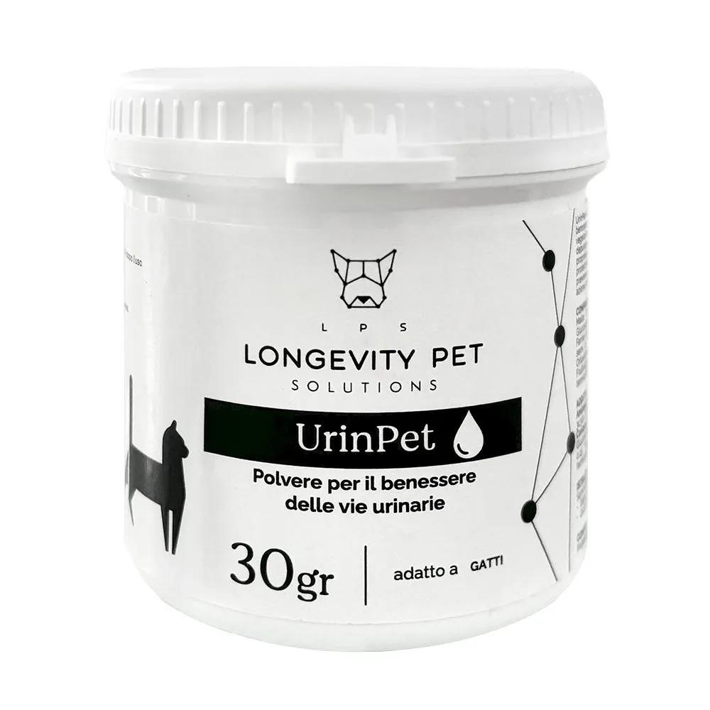 Longevity Pet Urinpet Integratore Per Le Basse Vie Urinarie Dei Gatti 30 Gr