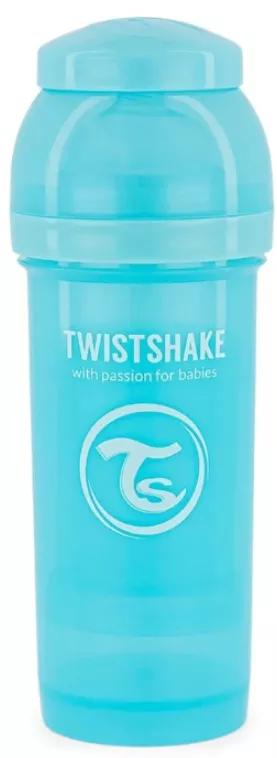 Twistshake Biberón Anticólico 260 ml Azul Pastel