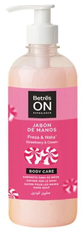 Savon pour les mains à la fraise et à la crème Betres On 500 ml