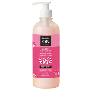 Sabonete Líquido para as Mãos Betres On Morango e Creme 500 ml