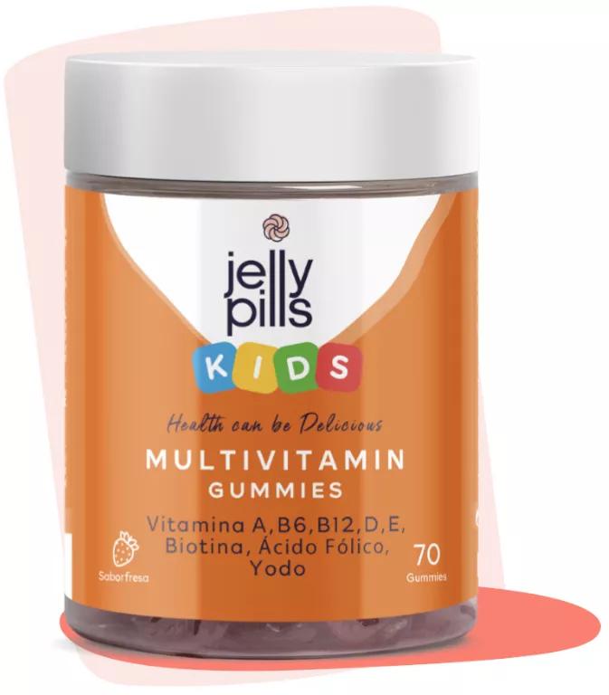 Jelly Pills Kids Multivitamin 70 Gummies Fresa