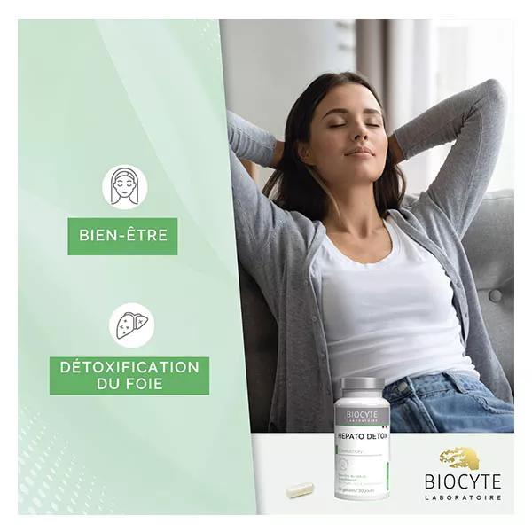 Complément Alimentaire Biocyte Hepato Detox - 60 Gélules - Bien-être Du Foie Et Détoxification - Neuf