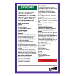 Advantage Solution Antipuce Chat Lapin +4kg 6 pipettes