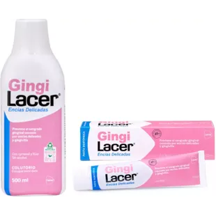 Lacer Gingilacer Colutório 500 ml + Pasta Dentífrica Gingilacer 125 ml