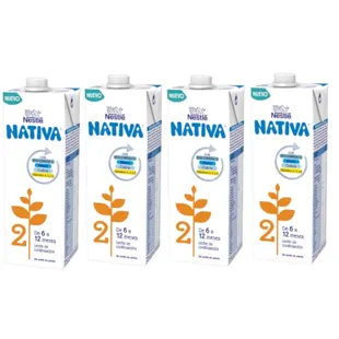 Native 2 Flüssigkeit 6-12m 4x1L