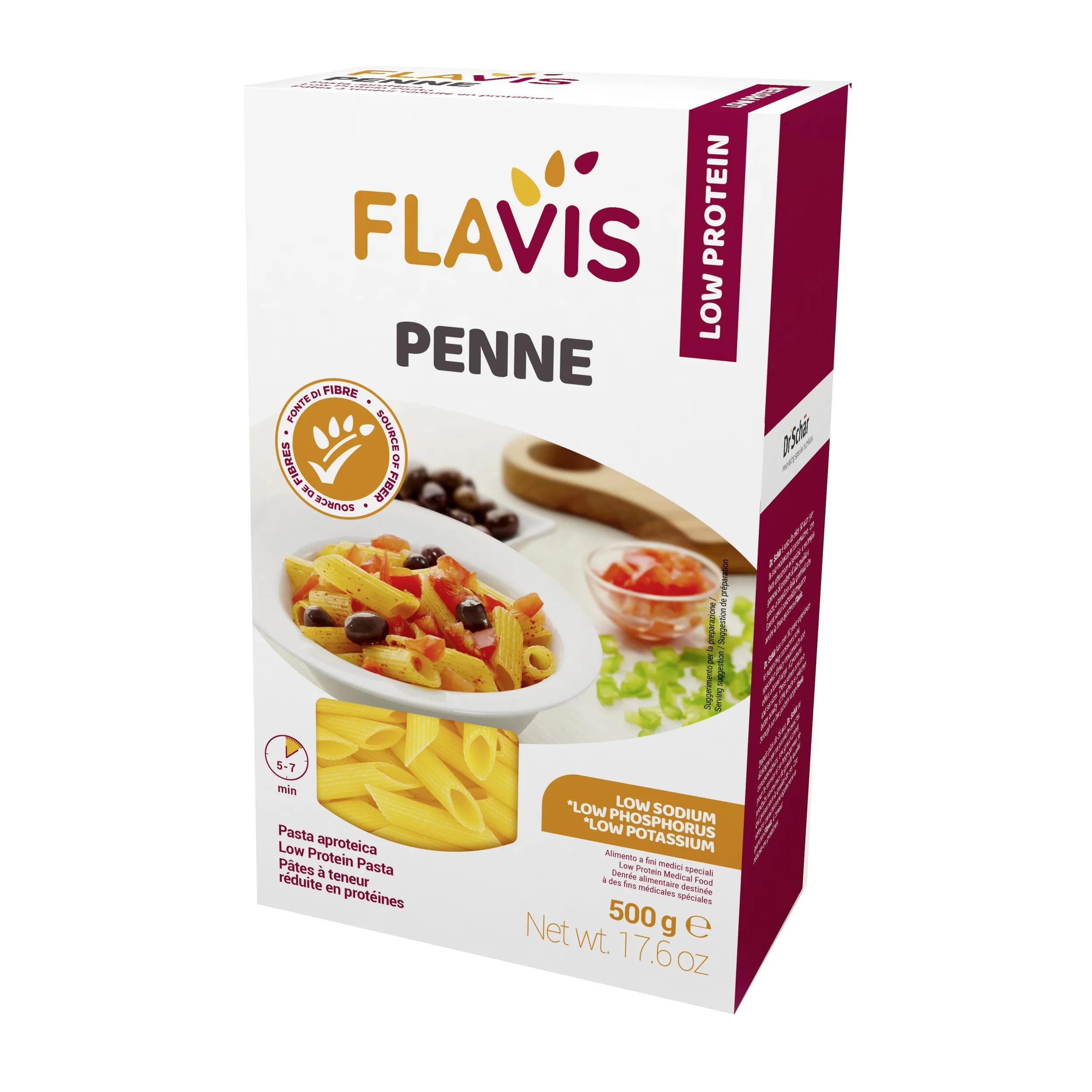 Mevalia Flavis Penne Pasta Aproteica 500 g