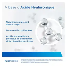 Cicatridine Crème Favorisant la Cicatrisation à l'Acide Hyaluronique 60 g