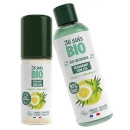 Je Suis Bio Mes Déodorants en Roll-On Recharge Cédrat & Bambou 100ml