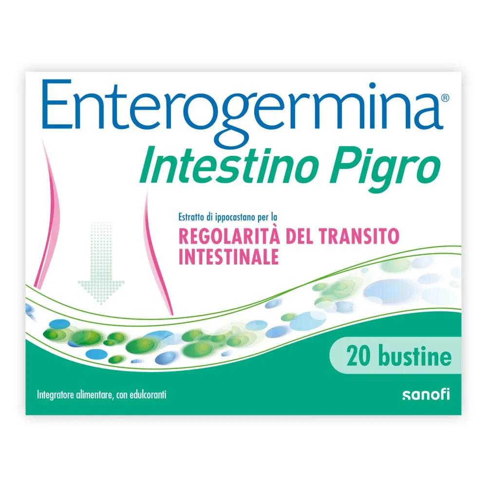 Enterogermina Intestino Pigro Integratore Regolarità Intestinale Con Fermenti Lattici Probiotici FOS 20 Bustine