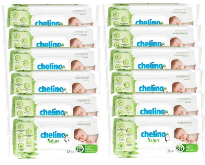 Chelino Nature Kinderdoekjes 12x72 stuks