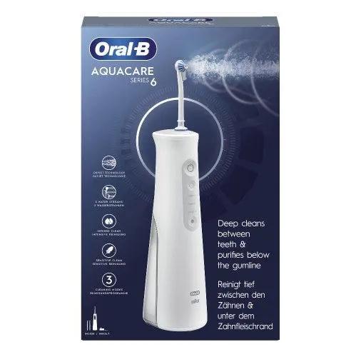 Oral-B Aquacare 6 Pro Idropulsore Con 2 Testine