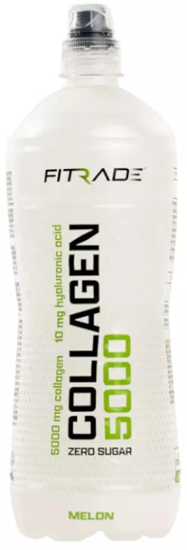 FITRADE COLLAGEN 5000 Funktionsgetränk ohne Gas oder Zucker, Melonengeschmack, 1 l