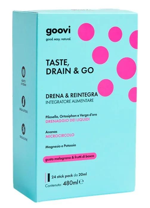 Goovi Integratore Drenante Melograno&Frutti Di Bosco 24 Stick