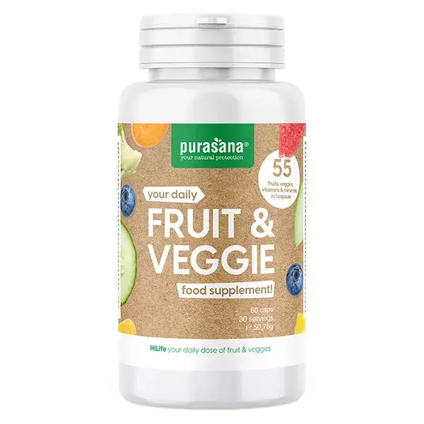 Purasana Fruit & Veggie Bio 60 capsules