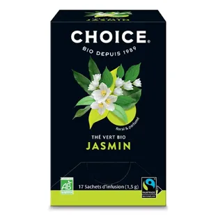 Tè verde al gelsomino biologico Choice 17 bustine
