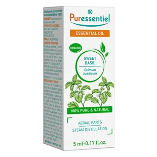 Olio essenziale di basilico biologico Puressentiel 5 ml