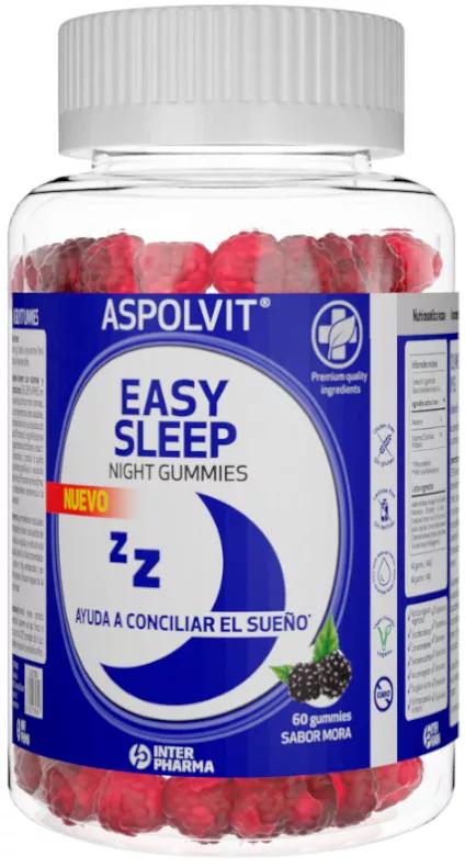 Aspolvit Easy Sleep Sabor Mora 60 Gomas