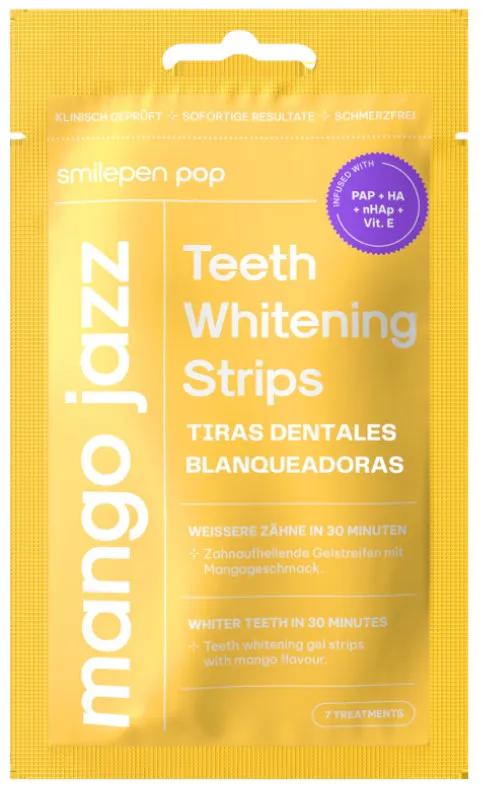 Poignée de bandes blanchissantes pour dents Smilepen Pop