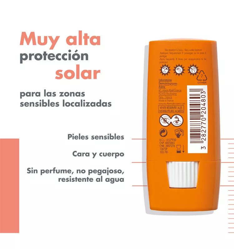 Avène Solar Stick Solar 50+ Zonas Sensíveis 8gr