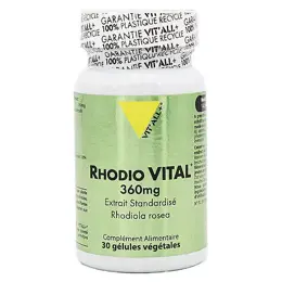 Vit'all+ Rhodio Vital 360mg 30 gélules végétales