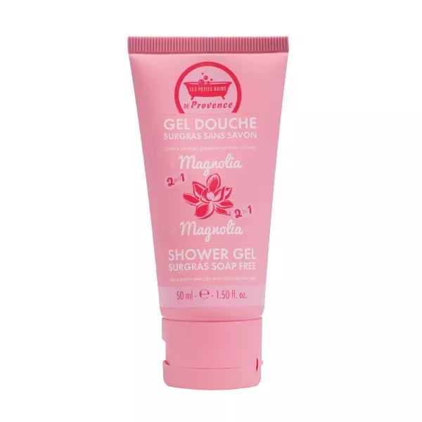 Les Petits Bains de Provence Gel de Ducha Sobregraso sin Jabón 2 en 1 Magnolia 50ml