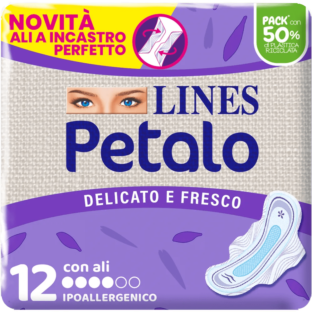 Lines Petalo Blu Con Ali 12 Pezzi