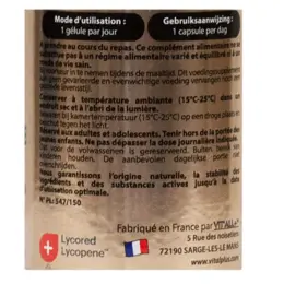 Vit'all+ Lycopène 15mg 60 gélules végétales