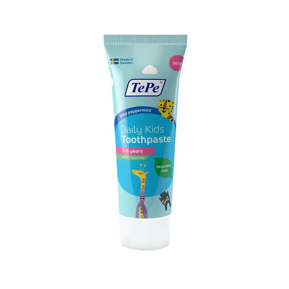 TePe Daily Kids Dentifricio Delicato Per Bambini 3-6 anni 75 ml