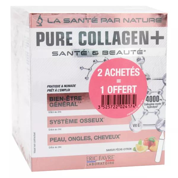 Eric Favre Beauté Pure Collagen+ Peach Lemon Pack of 3 x 10 single doses