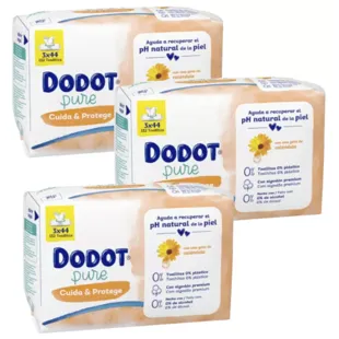 Dodot Pure Care & Protect Wipes 9x44 units
