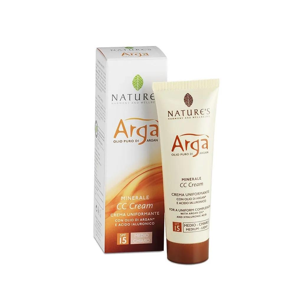 Nature's Argà Minerale Cc Cream Viso Medio Scura SPF 15 50 ml