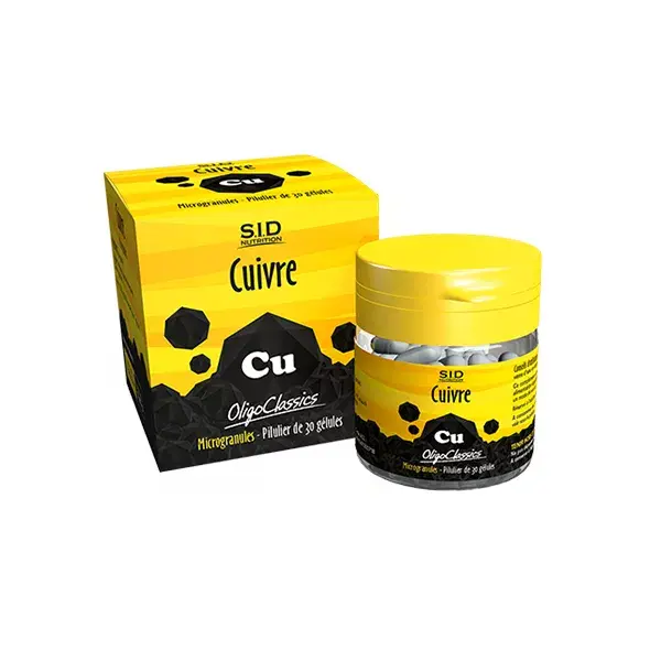 SID Nutrition Oligo Classics Cuivre 30 gélules