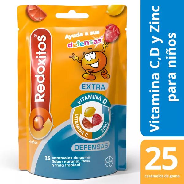 Redoxitos Extra verdediging +4 jaar 25 snoepjes