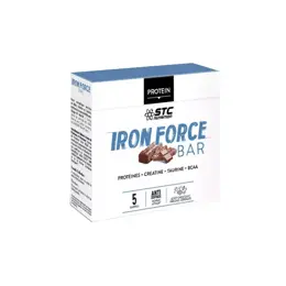 STC Iron Force Bar Saveur Chocolat Praliné 5 Unités