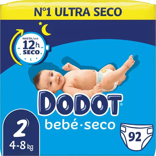 pañales dodot talla 2 bebe seco