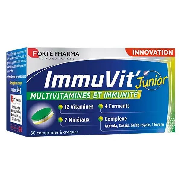 Forté Pharma Immuvit'Junior 30 comprimés à croquer
