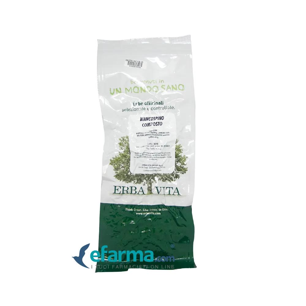 Erba Vita Biancospino Composto Tisana Integratore Azione Rilassante 100 g