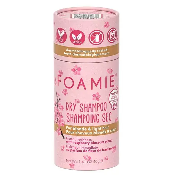 Foamie Soins des Cheveux Shampoing Sec Berry Blonde 40g
