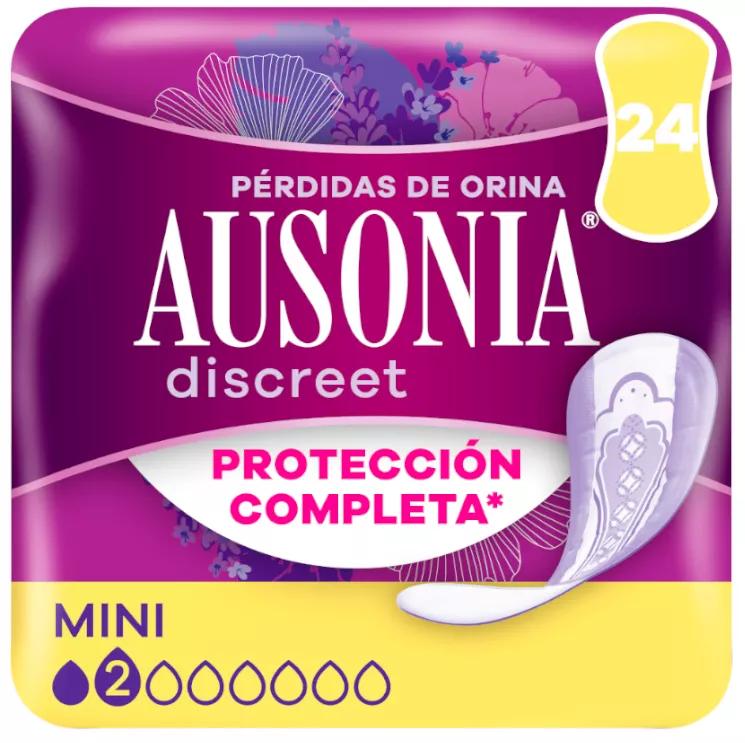 Ausonia Discreet Compresa Mini Pérdidas Orina Mujer 24 uds
