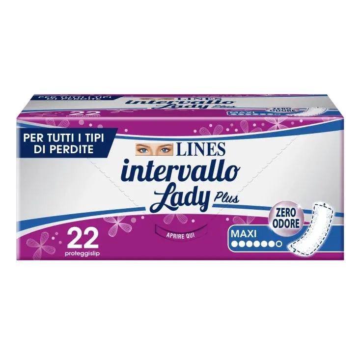 Lines Intervallo Lady Plus Maxi Proteggi Slip 22 Pezzi