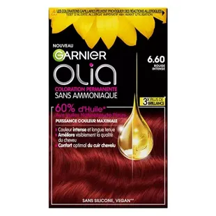 Garnier Olia Vivids Colorazione Permanente Senza Ammoniaca per Capelli n. 6.60 Rosso Intenso