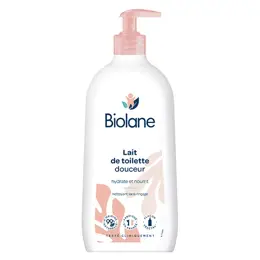 Biolane - Lait de toilette - Bébé - Nettoie Visage, Corps et Siège - 750ml