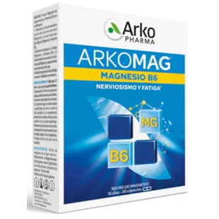 Arkopharma Arkovital Magnesio + Vitamina B6 30 Cápsulas 